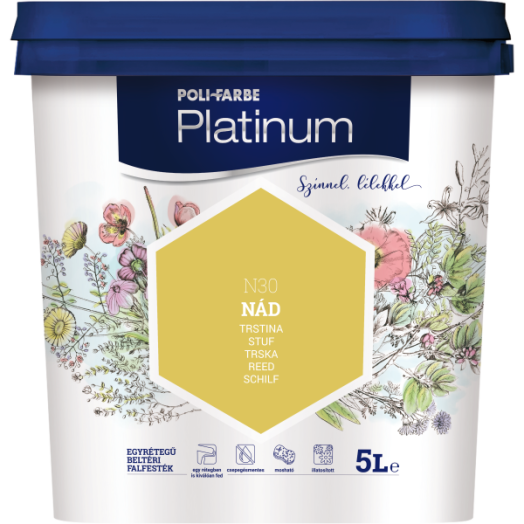 PLATINUM SZÍNES FALFESTÉK 5L NÁD N30