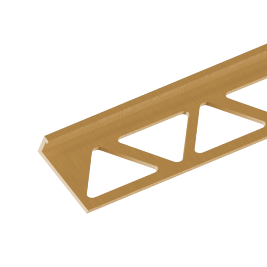 PROFILPLAST SZÖGLETES CSEMPEÉLVÉDŐ, ALUMÍNIUM, 8MMX2,5M, MATT, BÉZS