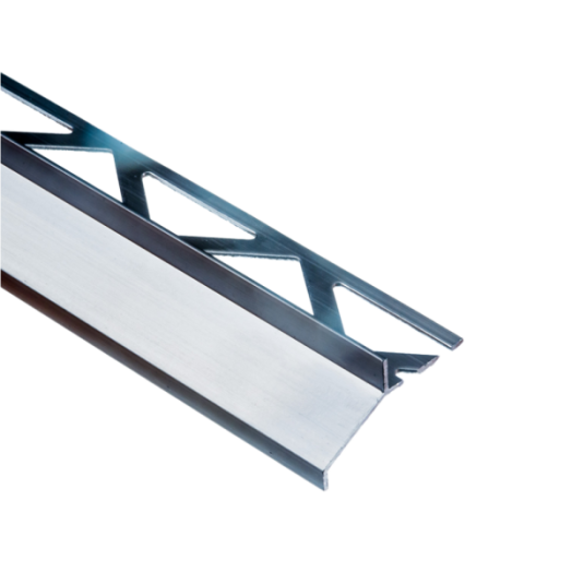 PROFILPLAST VÍZVETŐ TERASZPROFIL ALUMÍNIUM, NATÚR, 7MMX2,5M