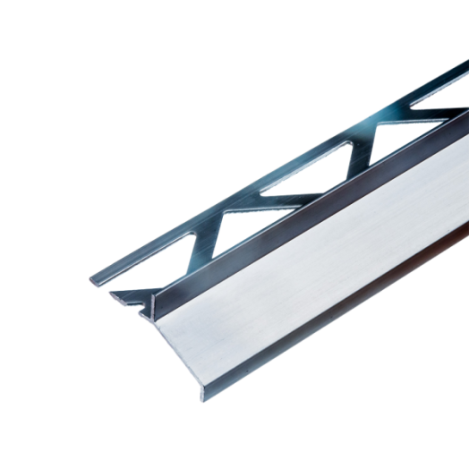 PROFILPLAST VÍZVETŐ TERASZPROFIL ALUMÍNIUM, ELOXÁLT, 10MM 2,5M, MATT EZÜST