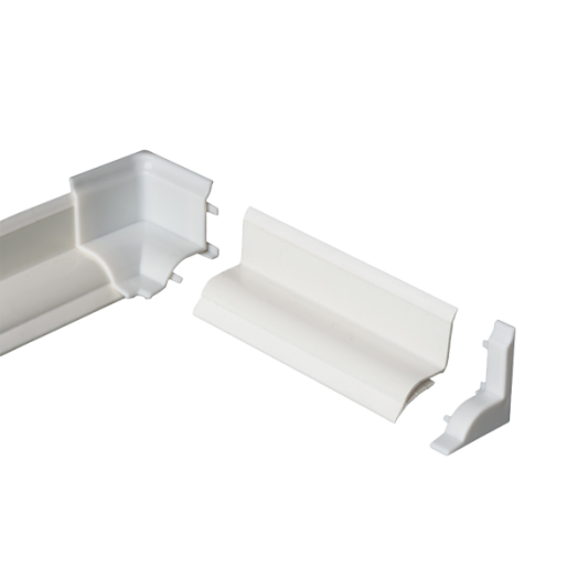 BOLTA UTÓLAGOS FÜRDŐKÁD SZEGŐLÉC PVC 25X20MM 2,5M FEHÉR, SZETT