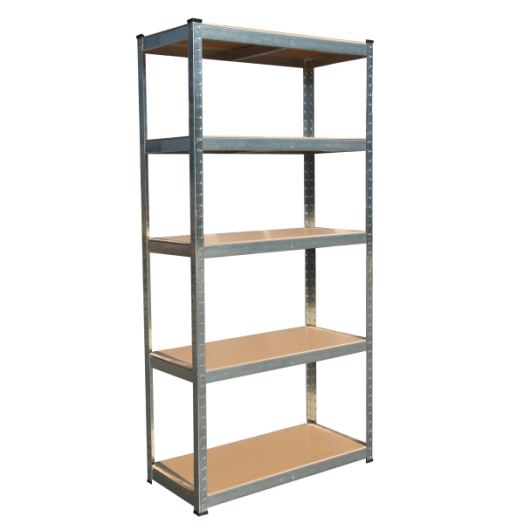 FÉMPOLC 5 MDF POLCCAL 90X180X40CM TEHERBÍRÁS:100KG/POLC HORGANYZOTT