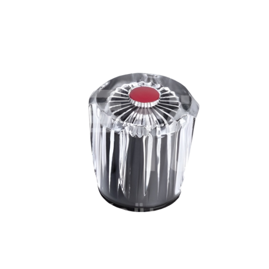 KRISTÁLY FOGANTYÚ 3/8" PIROS        PATTINTÓS