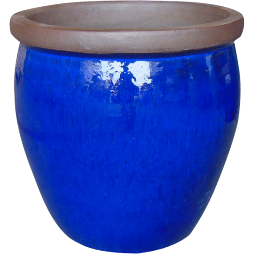 KASPÓ KERÁMIA 50X49CM KÉK SZÍNŰ