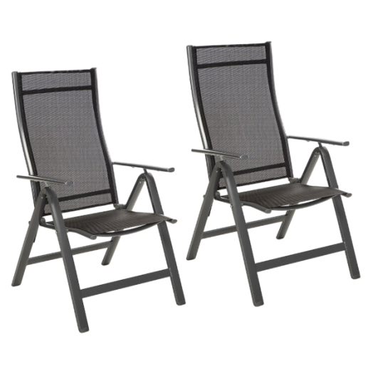 FIELDMANN KERTI SZÉK FDZN 5018 FÉMVÁZAS ÁLLÍTHATÓ 62X111.5X68 CM