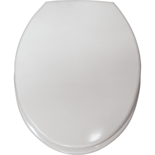 WC ÜLŐKE DUROPLAST FEHÉR FÉM ZSANÉRRAL 44X36CM