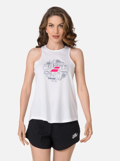 PADEL COTTON TANK WOMEN