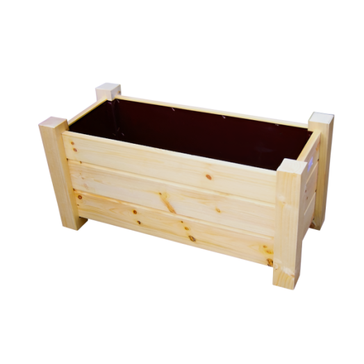 VIRÁGLÁDA 80CM FENYŐFA