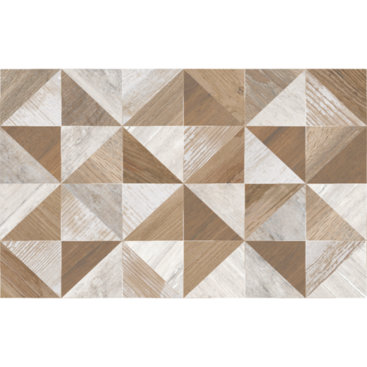 CERSANIT REINA DEKORCSEMPE 25X40CM 1,2M2/CSOMAG BARNA-BÉZS MINTÁS