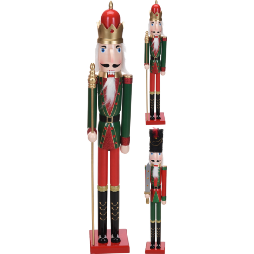 DEKOR DIÓTÖRŐ KATONA 106X18X15CM FA 2 FÉLE TRADÍCIONÁLIS