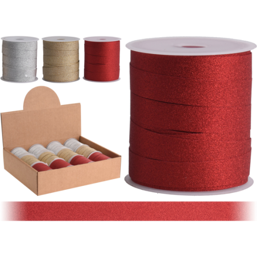 SZALAG 10M 3 FÉLE SZÍNBEN ARANY, EZÜST, PIROS