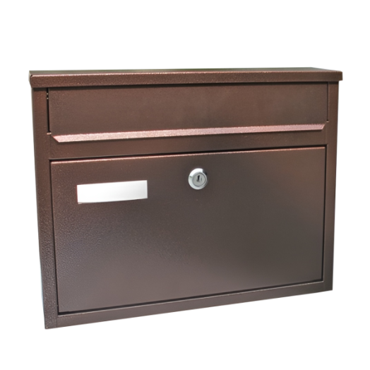 POSTALÁDA 270X350X70 MM VARIA CS    BARNA FEKVŐ