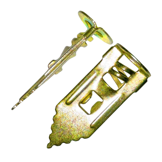 GIPSZKARTONTIPLI 43X10MM FÉM SZÁRNYAS 4DB/CSOMAG