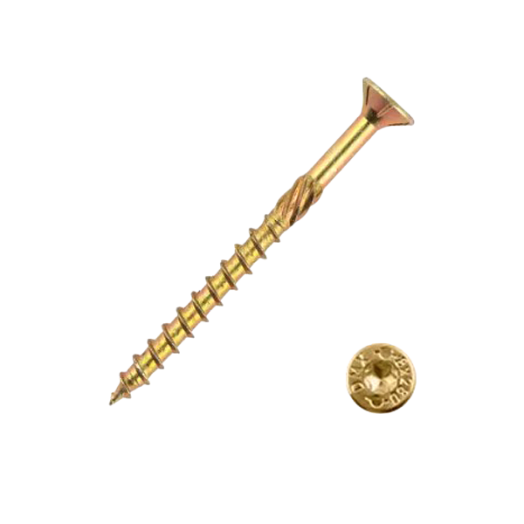 SZERKEZETÉPÍTŐ CSAVAR 6X120MM SF TORX SÁRGA HORGANYZOTT 6 DB/CSM