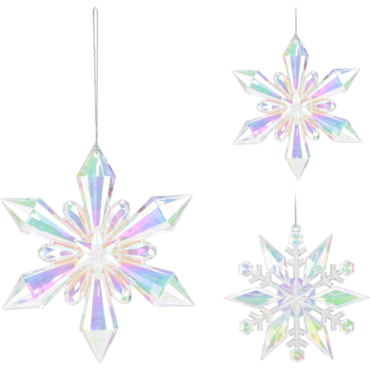 FÜGGŐ DEKOR 11X11X2CM AKRIL 2-FÉLE