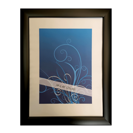 DEVI3 FEKETE FAKÉPKERET 30X40 CM 3,5 CM SZÉLES