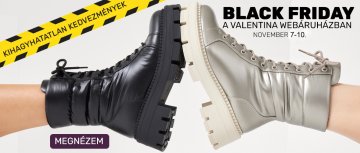 BLACK FRIDAY november 7-10. között a Webáruházunkban!