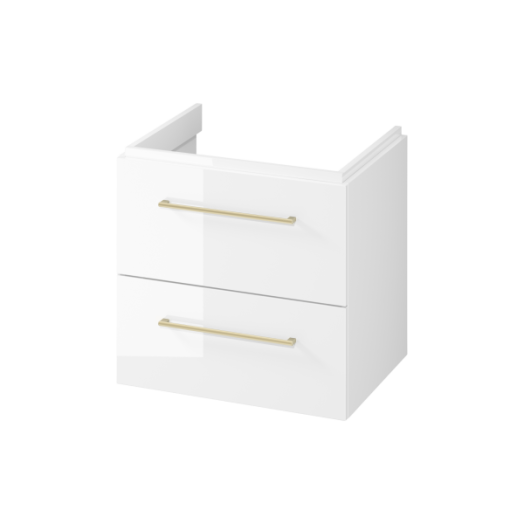 CERSANIT LARGA MOSDÓ ALSÓSZEKRÉNY 60 59,4X57,2X44,4CM FEHÉR, ÖSSZESZERELT, FOGANTYÚ ÉS MOSDÓ NÉLKÜL