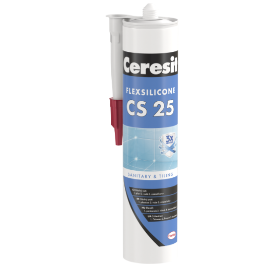 CERESIT CS 25 SZANITER SZILIKON 280ML SZÜRKE