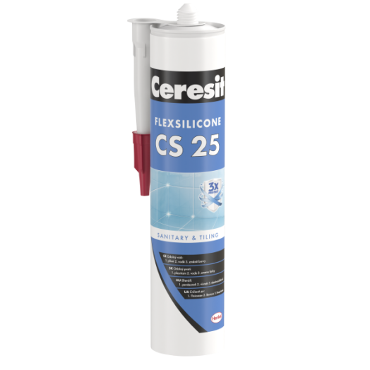 CERESIT CS 25 SZANITER SZILIKON 280ML CARRARA