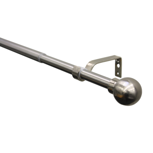 KARNISSZETT KUGEL 190-340CM 19/16MM TELESZKÓPOS, FÉM, NEMESACÉL