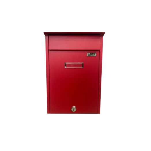 POSTALÁDA KÜLTÉRI 33,5X27X7 CM PIROS I.