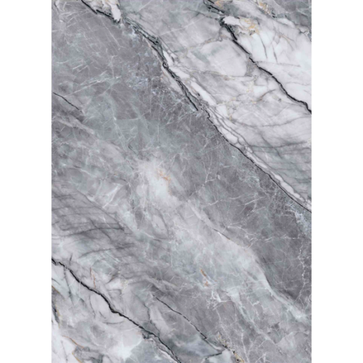 BAUTREND DESIGN MARBLE FALI PVC PANEL 1,22X2,8M SCURO, FÉNYES FELÜLETŰ