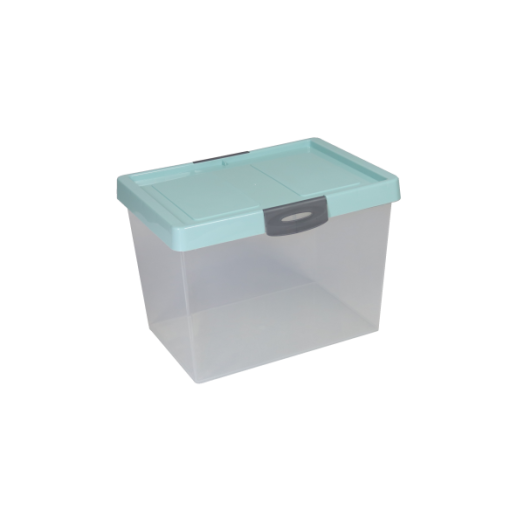 FLAIR-PLASTIC BIG BOX TÁROLÓDOBOZ 25L MŰANYAG ZÖLDESKÉK