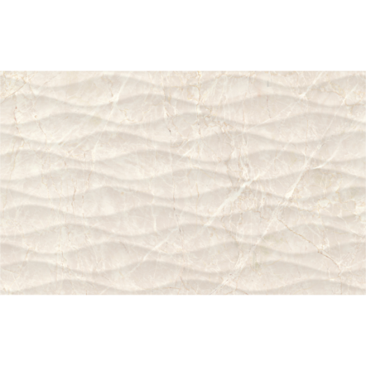 Cersanit Sofi Fali Csempe 25X40cm, 1,2m2/csomag, Strukturált, Krém, Fényes