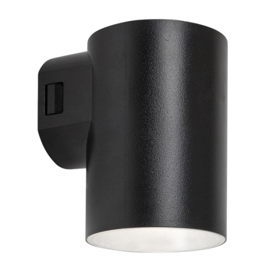 Rábalux Urfa Kültéri Fali Lámpa Led 9W 900lm 2700, 4000, 6500K Ip65 11,5Cm, Kerek Fekete