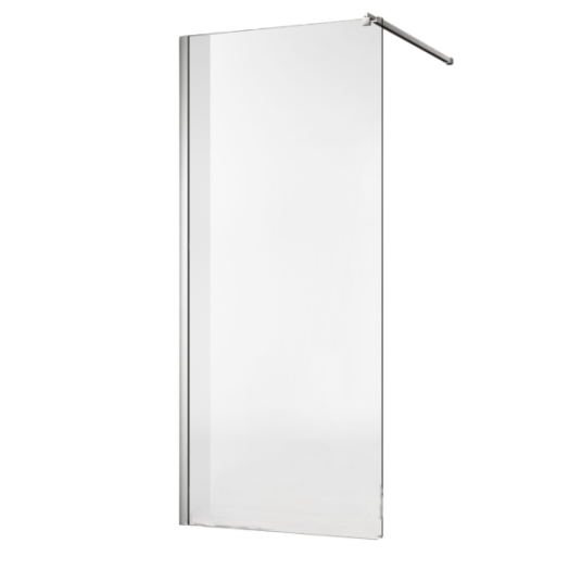 Sanotechnik Walk-in üvegfal 118x200cm 8mm víztiszta biztonsági üveg vízlepergetős