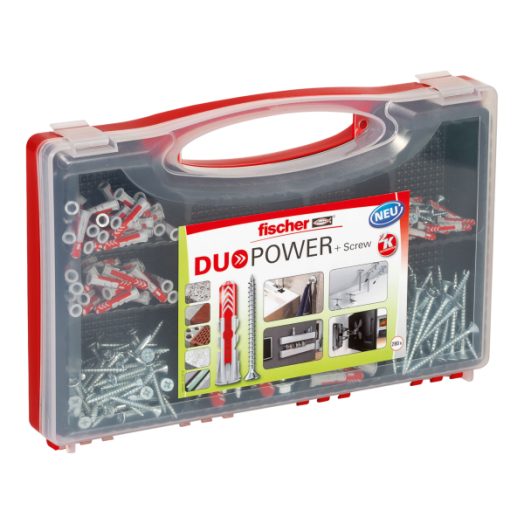 Fischer Red-Box Duopower+csavarok készlet