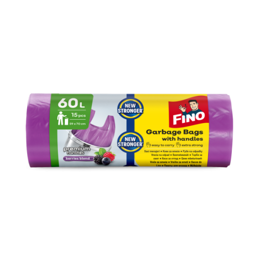 Fino Smart Handles 60l 15db aroma szemeteszsák