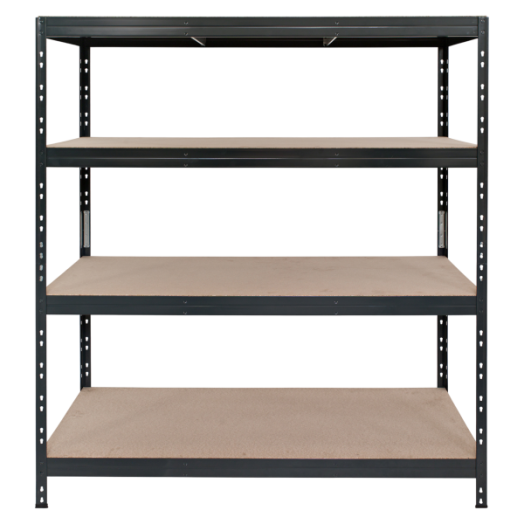 4 polcos 180x150x45cm antracit fémpolc