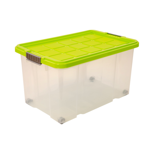 Rival Euro-Box gurulós műanyag tárolódoboz 55 liter
