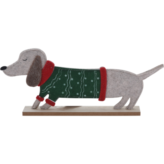 Dekor 38 cm kalapos kutya