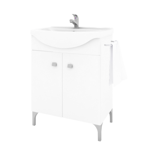 SMART ALSÓSZEKRÉNY 58CM MOSDÓVAL