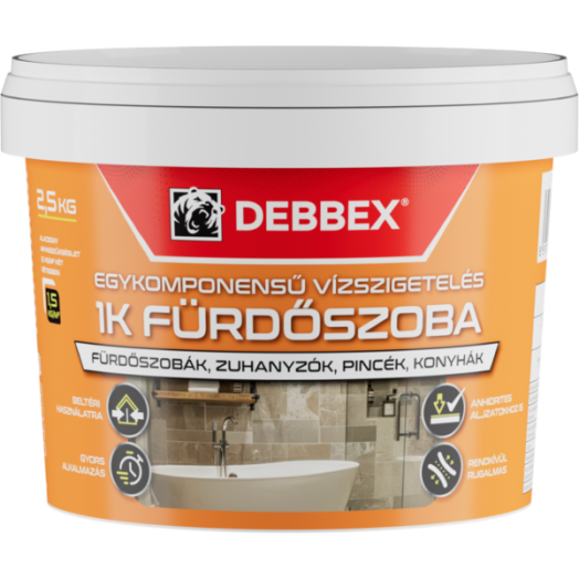 Den Braven egykomponensű fürdőszobai vízszigetelés 13kg