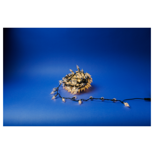 Sorolható 200 LED melegfehér csepp formájú fényfüzér