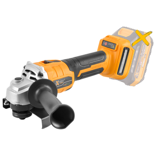 Expert akkus sarokcsiszoló 21V 125mm akku és töltő nélkül