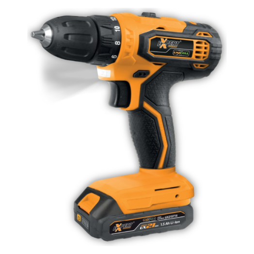 Akkus fúró/csavarozó 21V 1.5 Ah akku + 1.5A töltő