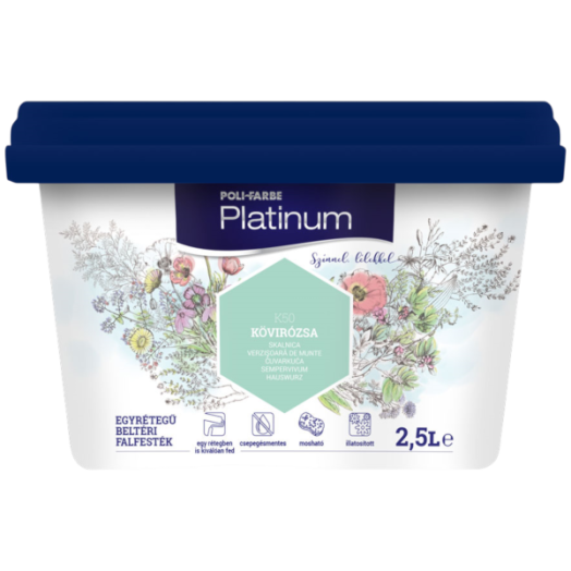 PLATINUM SZÍNES BELTÉRI 2,5L K50    KÖVIRÓZSA DISZP FALFESTÉK R:294076