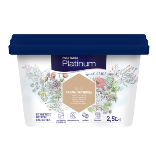 PLATINUM SZÍNES BELTÉRI 2,5L BO40 BARNA ORCHIDEA DISZP. FALFESTÉK