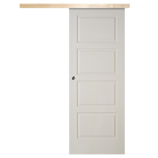 DELTA ROLL KRÉTA TOLÓAJTÓ, LEMEZELT AJTÓLAP 80X204CM+SÍNTAKAR