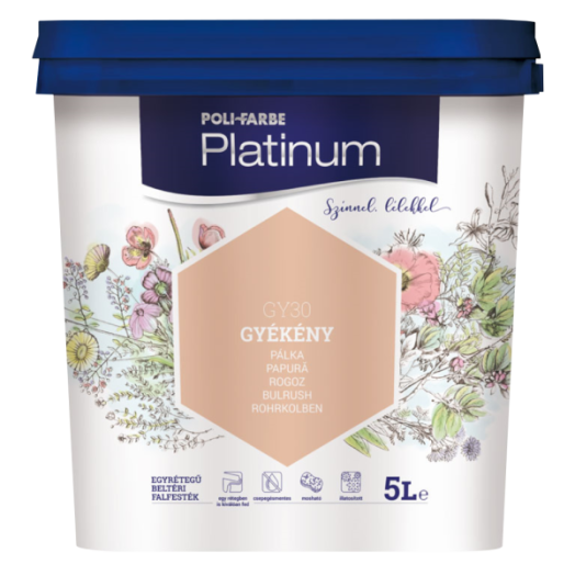 PLATINUM BELTÉRI FALFESTÉK 5L GYÉKÉNY GY30 DISZPERZIÓS