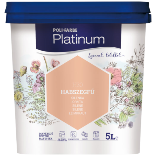 PLATINUM BELTÉRI FALFESTÉK 5L HABSZEGFŰ H30 DISZPERZIÓS