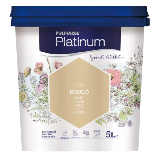 PLATINUM BELTÉRI FALFESTÉK 5L KOMLÓ K30 DISZPERZIÓS
