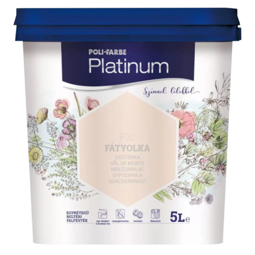 PLATINUM BELTÉRI FALFESTÉK 5L FÁTYOLKA F70 DISZPERZIÓS