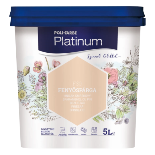 PLATINUM SZÍNES BELTÉRI 5L F30 FENYŐSPÁRGA DISZP. FALFESTÉK