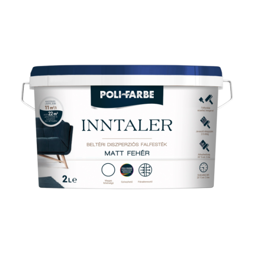INNTALER FEHÉR BELTÉRI FALFESTÉK 2L